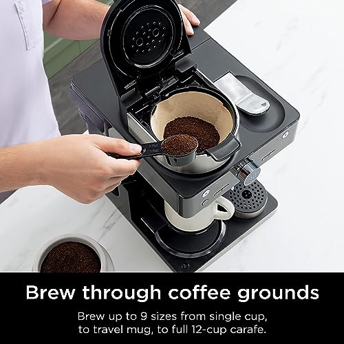 Ninja Espresso & Coffee Maker & Barista System, Black, CFN601 N3810