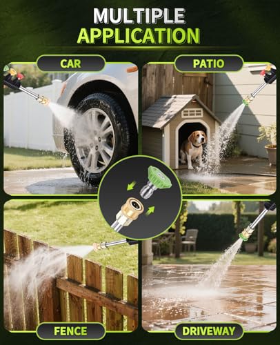 Electric Pressure Washer 4800PSI 3.0 GPM with 4 Nozzles and Foam Cannon N926777
