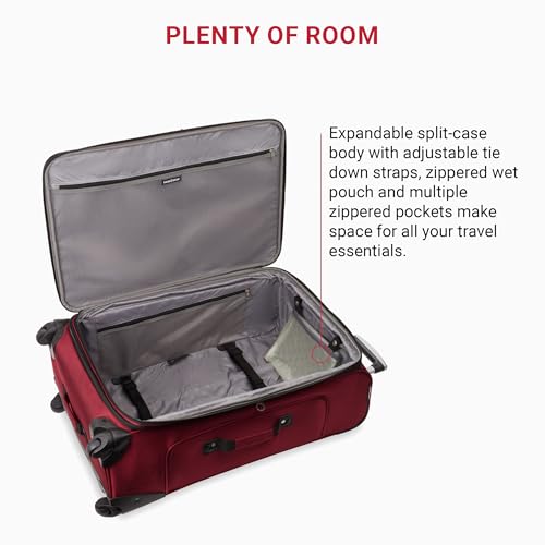 SwissGear Sion Softside Expandable Luggage, Black, 29-Inch C81483