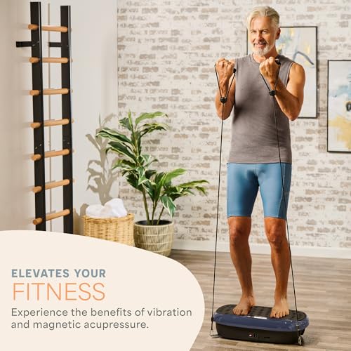 Lifepro Vibration Plate Exercise Machine with Magnetic Acupoints for Full Body Fitness P3479