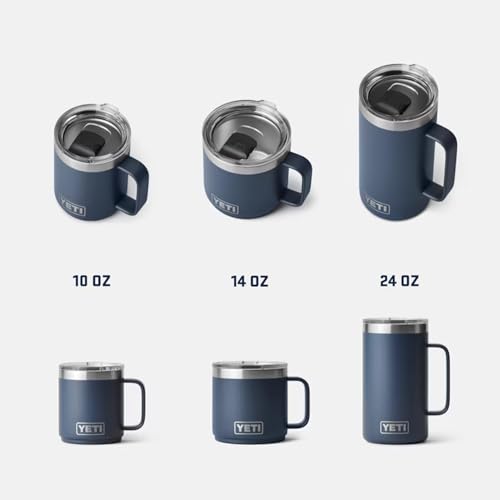 YETI Rambler 24 oz Mug, Stainless Steel, Vacuum Insulated N160