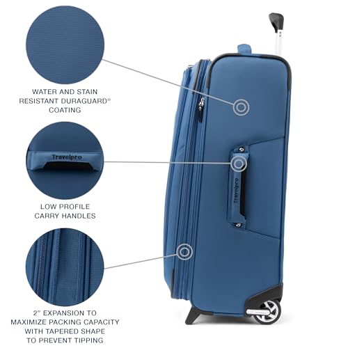 Travelpro Maxlite 5 Softside Expandable 2 Wheel Carry-On Luggage, Burgundy, 22-Inch Q6258