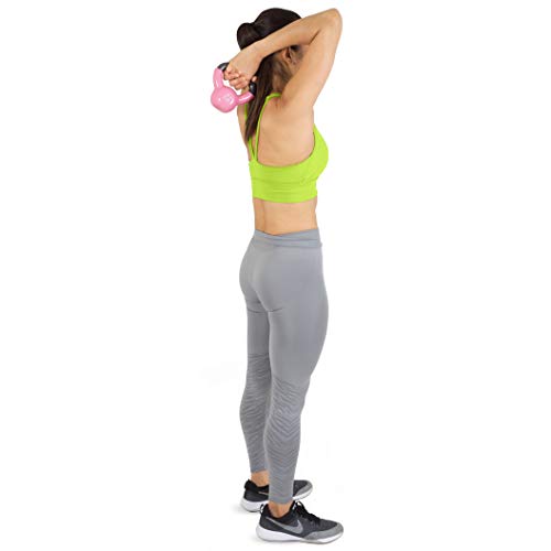 ProsourceFit Vinyl Coated Cast Iron Kettlebells A401