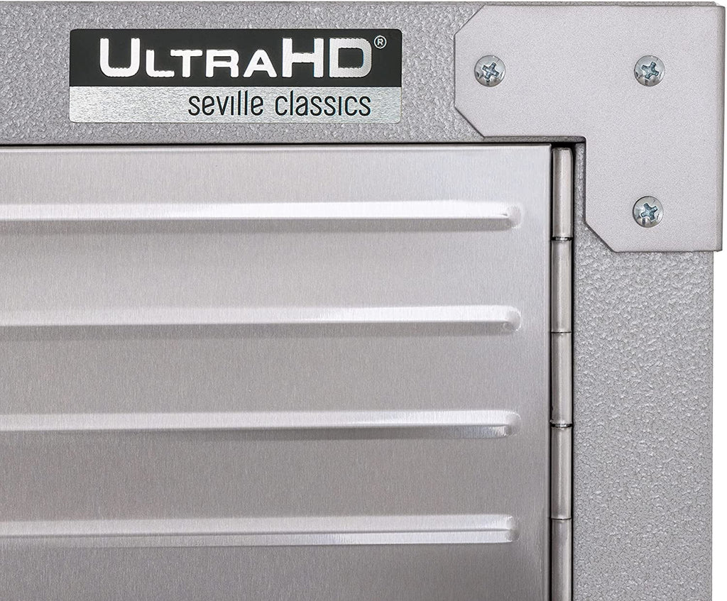 Seville Classics UltraHD Mega Steel Storage Cabinet 48"W x 24"D x 72"H Granite Z96086