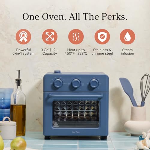 Our Place Wonder Oven 6-in-1 Air Fryer & Toaster Oven with Steam Infusion, Char J748