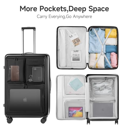 Carry On Luggage 20 Inch Expandable Suitcase with Spinner Wheels & TSA Lock A583147
