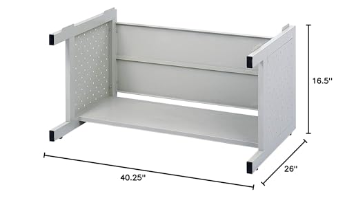 Safco Products 4969LG Steel Flat File, 5 Drawer, Light Gray W154604