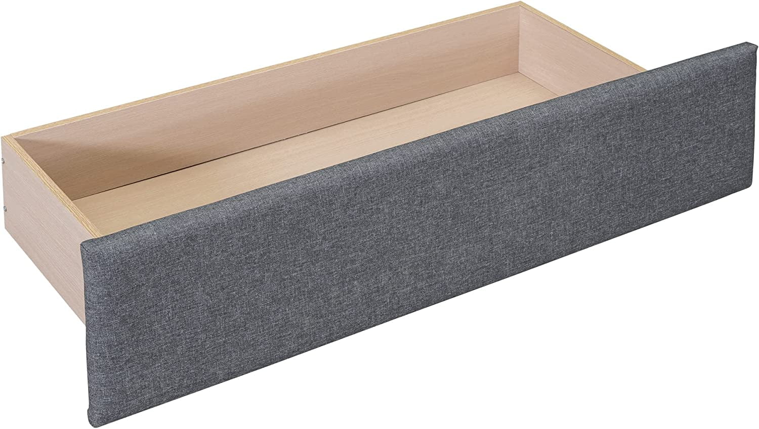 Tabaray Twin Storage Bed Frame with Headboard, Upholstered, Beige V47378