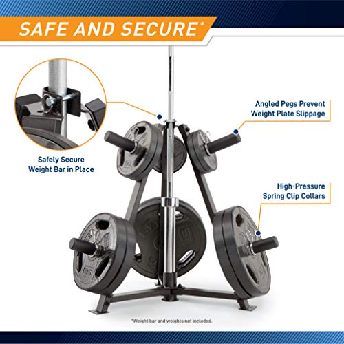 Marcy Olympic Weight Plate Tree for 2-Inch Plates Z6590