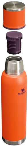 Stanley Adventure-To-Go Vacuum Bottle 25 oz Wide Mouth Insulated Stainless Steel Thermos, Blue Glow D5617