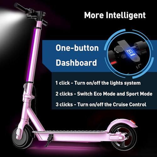 Hiboy Electric Scooter, 350W Motor, 13 MPH, Foldable, UL 2272 Certified H307320