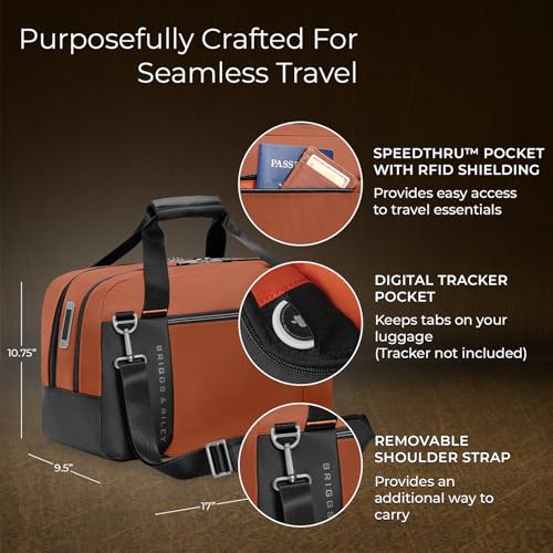 Briggs & Riley Travel Duffel Bag - Weekender Overnight Softside Luggage R6032