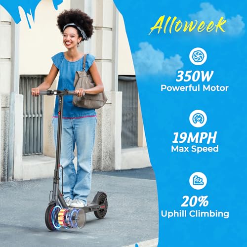 Electric Scooter with 10" Solid Tires, 500W Motor, 22 Miles Range, Folding D4827