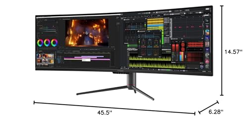INNOCN 49" Curved Ultrawide Gaming Monitor 120Hz QHD 32:9 E79455