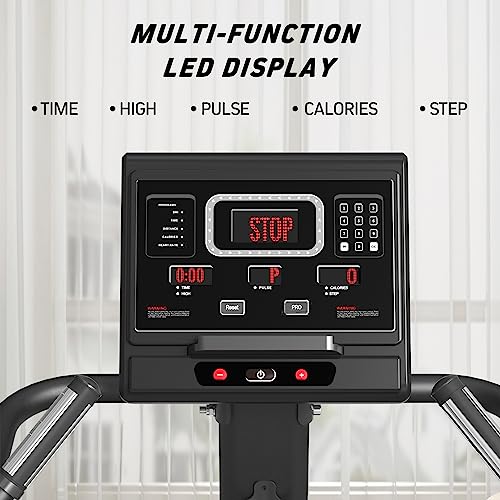 GMWD Stair Stepper with LED Screen, 15 Resistance Levels, 441LBS K61813