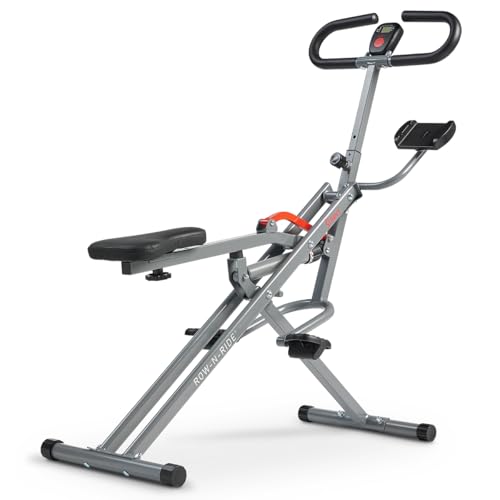 Sunny Health & Fitness Row-N-Ride PRO Full Body Squat Machine G774529