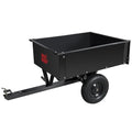BIG RED Heavy Duty ATV Trailer Steel Dump Cart 450lbs 10 cu.ft Z28713