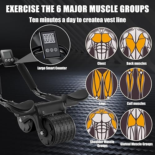 Uota Elbow Support Abdominal Wheel for Core Strengthening Y883
