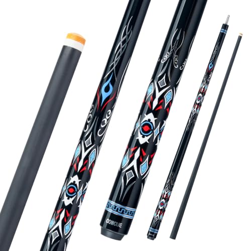 CRICAL Carbon Fiber Pool Cue Stick 58" with 12.5mm Tip J317692