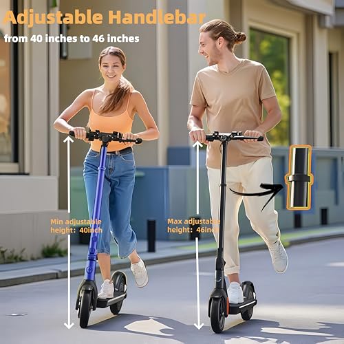 Caroma Electric Scooter for Adults, Foldable Commuting E-Scooter with Dual Braking System W663326