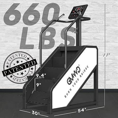 GMWD Stair Stepper with LED Screen, 15 Resistance Levels, 441LBS K61813