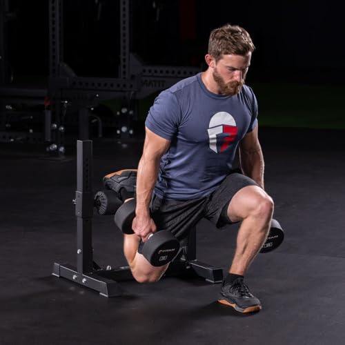Titan Fitness Single Leg Squat Roller Stand-Alone Bulgarian Split Squat Machine N698033