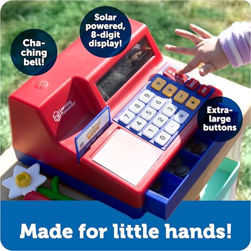 Learning Resources Pretend & Play Calculator Cash Register Toy for Kids H91438