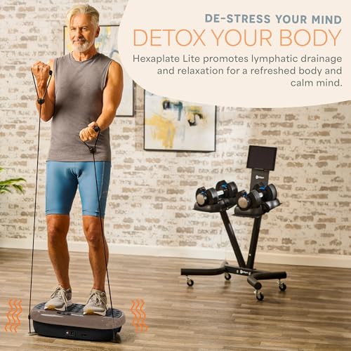 Lifepro Vibration Plate Exercise Machine with Magnetic Acupoints for Full Body Fitness P3479