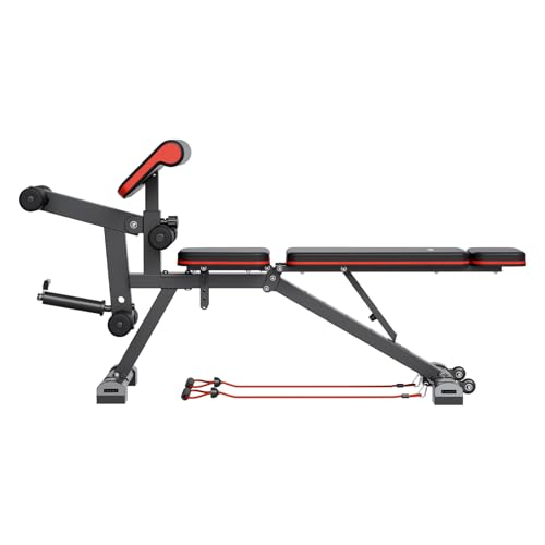 VEVOR 800lbs Adjustable Weight Bench Press for Home Gym Strength Training E67387