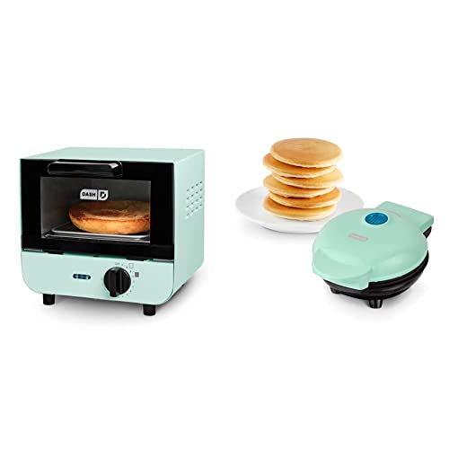 DASH Mini Toaster Oven Cooker for Bread, Bagels, Pizza, Paninis - Red B5381