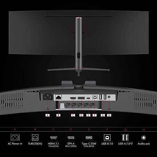 INNOCN 49" Curved Ultrawide Gaming Monitor 120Hz QHD 32:9 E79455