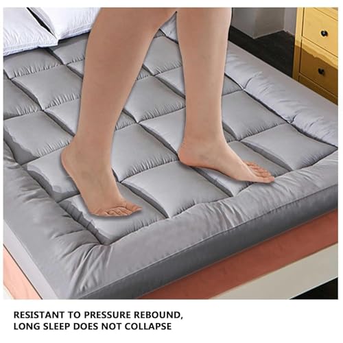 Futon Mattress Japanese Floor Mattress Full Size, Breathable Folding Sleeping Pad Y804