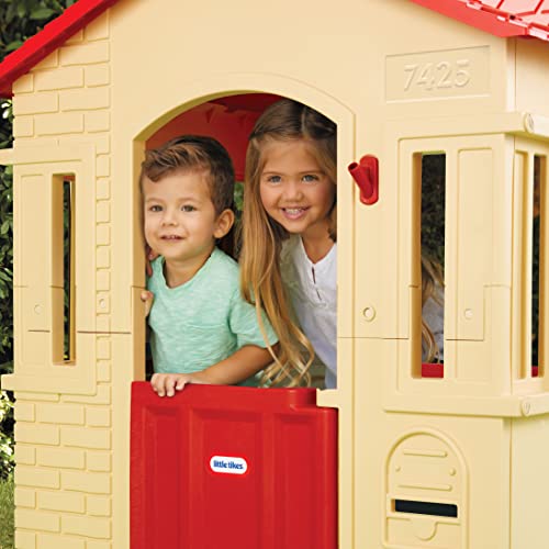Little Tikes Cape Cottage Pretend Princess Playhouse for Kids, Pink P455