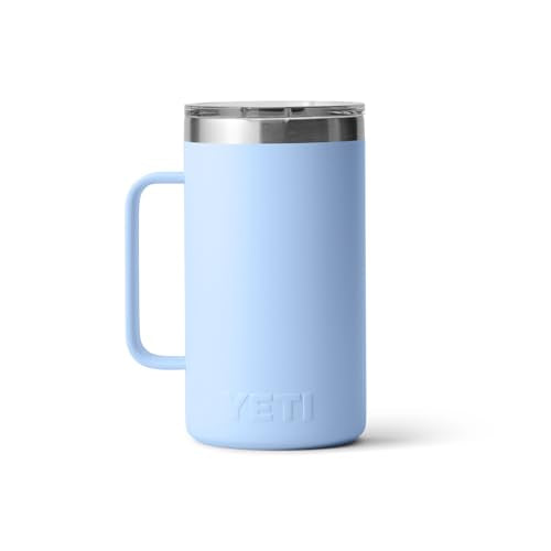 YETI Rambler 24 oz Mug, Stainless Steel, Vacuum Insulated N160