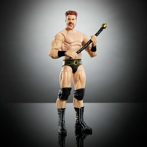 Mattel WWE Elite Action Figure King Sheamus, 6-inch Collectible with Accessories L34191
