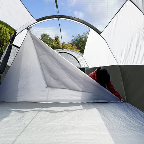 CAMPROS CP Tent 8 Person Weather Resistant Family Camping Tent with Carry Bag Z5924