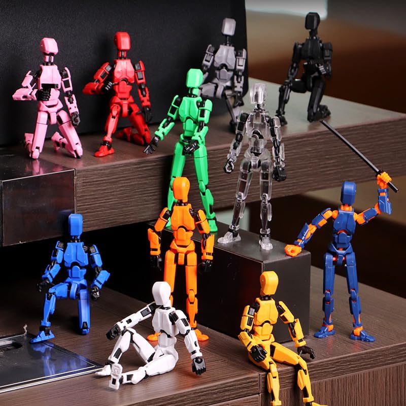 Titan 13 Action Figure, 3D Printed Robot, Desktop Decorations Game Gifts (9 pcs) Z24151