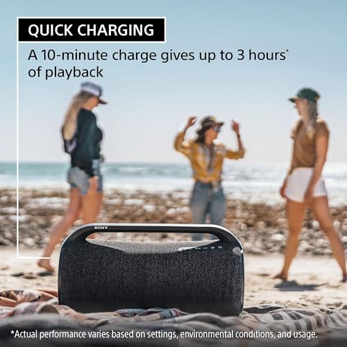 Sony SRS-XG300 Wireless Portable Bluetooth Speaker IP67, Light Gray N235