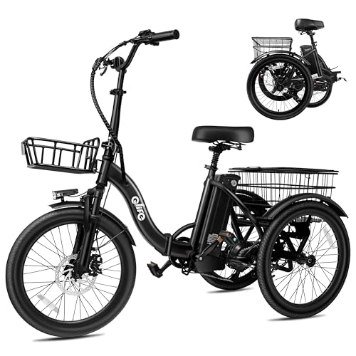Triker Electric Bike Folding Trike Ebike, 750W Motor, 468Wh Battery, Step-Thru 3 Wheel Tricycle for Adults X7056