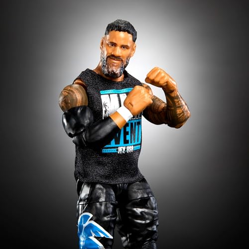 Mattel WWE Top Picks Elite Action Figure Jey Uso 6-Inch Collectible Set V4761
