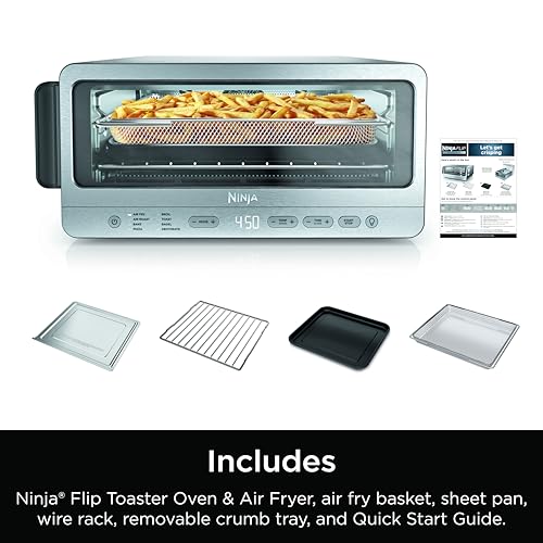 Ninja Digital Air Fry Countertop Oven, 8-in-1, XL Capacity, Silver, SP101 G9880