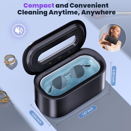 Ultrasonic Jewelry Cleaner 48kHz 12oz with Digital Timer V169663
