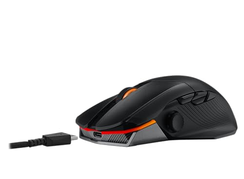 ASUS ROG Spatha X Wireless Gaming Mouse with Charging Stand, Black M63192
