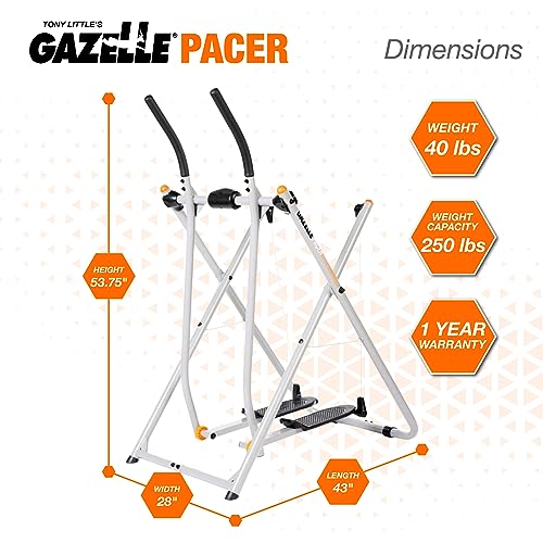 Gazelle Tony Little Total Body Fitness Elliptical Glider for Home Gym P513
