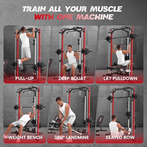 Smith Machine with LAT-Pull Down and Cable Crossover D427