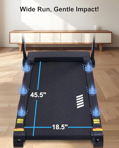 Auto Incline Treadmill 3.0HP 10 MPH for Home with Bluetooth M125