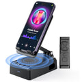 AIKELA Bluetooth Speaker with Video Scrolling Remote and Phone Stand, Phone Speaker Amplifier, Stereo Sound, Adjustable Holder, Gifts for Men Women Teens