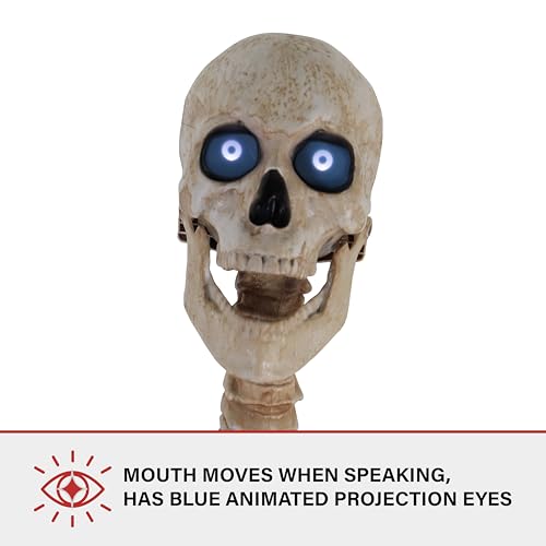 Haunted Hill Farm Motion-Activated 7.5-Ft. Smoldering Ghoul Animatronic Halloween Decoration N1475