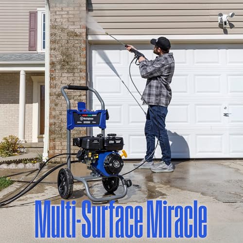 Westinghouse WPX3400 Gas Pressure Washer, 3400 PSI, Onboard Soap Tank B16039