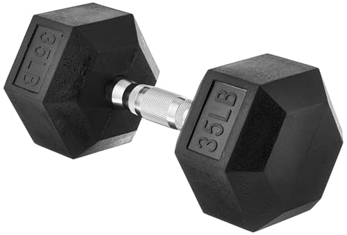 Amazon Basics Rubber Hex Dumbbell K648924